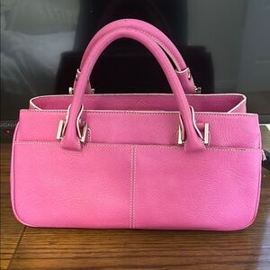 Pink Leather Handbag
